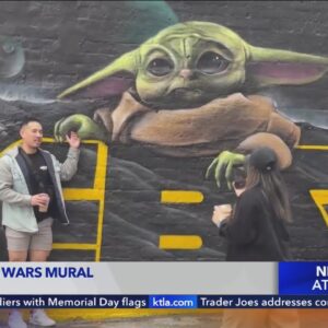 'Star Wars' murals unveiled on Melrose Avenue