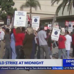 Strike looms for Hollywood writers