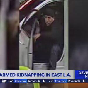 Authorities searching for possible armed kidnapping suspect in East L.A.