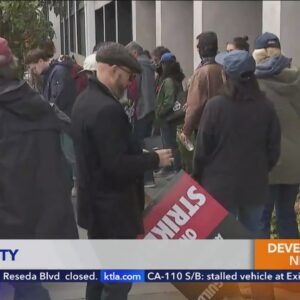 Writers strike enters its 3rd day