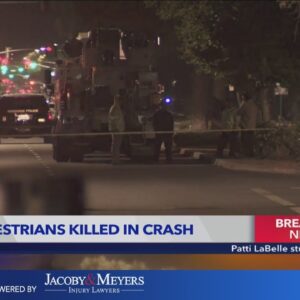 2 pedestrians killed by speeding pickup in Riverside, police say
