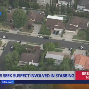 2 stabbed in Porter Ranch, police searching for suspect