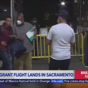 2nd migrant flight lands in Sacramento