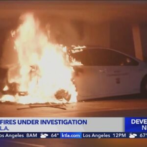 5 cars torched in suspicious fires targeting vehicles in L.A. County