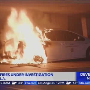 5 cars torched in suspicious fires targeting vehicles in L.A. County