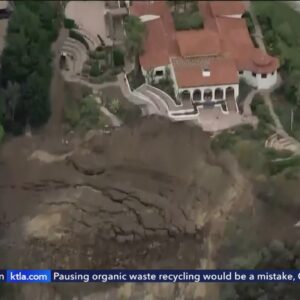 Another landslide threatens Casa Romantica