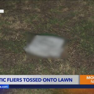 Antisemitic flyers tossed onto lawn in Redondo Beach