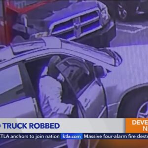 Armored truck robbery caught on video