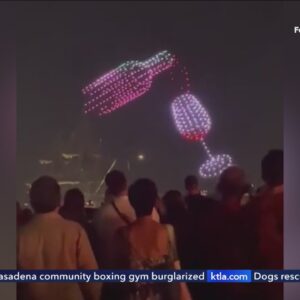 'Ballet of drones' light up the sky at Bordeaux Wine Festival