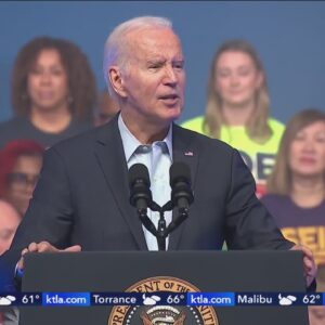 Biden holds first major campaign rally for 2024 reelection bid