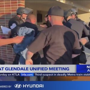 Fights break out among crowds protesting Pride curriculum in Glendale schools