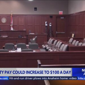 California bill aims to increase jury duty pay to $100 per day
