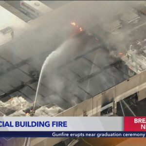 Commercial building torched by Signal Hill blaze