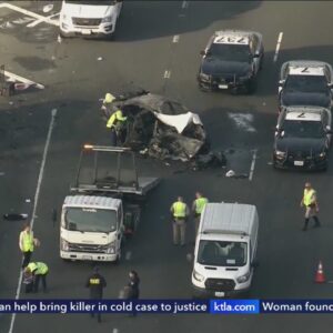 Dash-cam video captures deadly crash on 710 Freeway