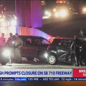 Deadly crash prompts closure on SB 710 Freeway through South Gate