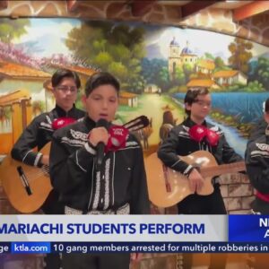East L.A. teenage mariachi students perform