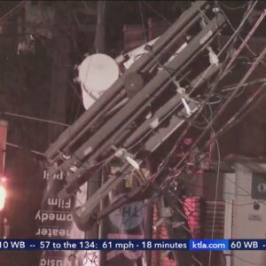 Echo Park crash leaves more than 2,700 without power