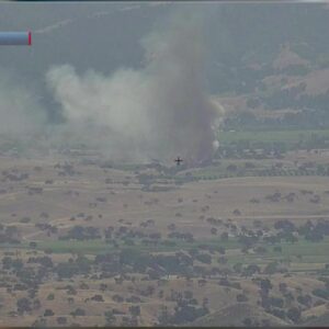 Fire crews contain brush fire to 14 acres in Santa Ynez Valley