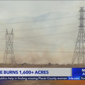 Firefighters halt progress of Danny Fire in Antelope Valley