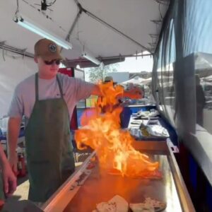 Greek festival serves up flaming cheese