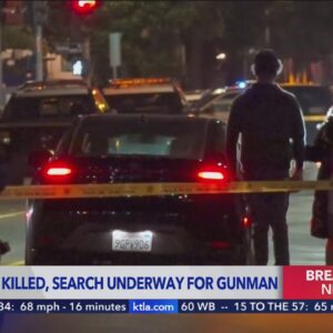 Gunman sought in deadly Hollywood shooting