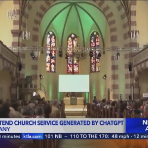 Hundreds attend church service generated by ChatGPT