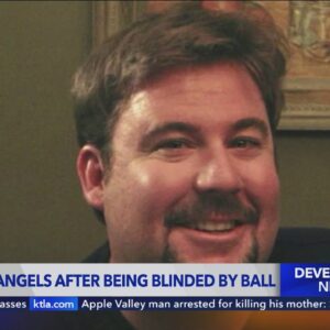Man sues Angels after being blinded by ball