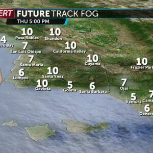 Marine layer will be slow to clear Friday