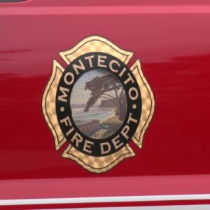 Montecito Fire Engine Placed south of Highway 101 Widening Project