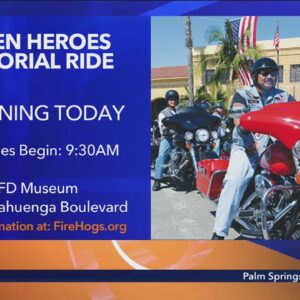 25th annual Fallen Heroes Memorial Run motorcycle ride kicks off in Hollywood