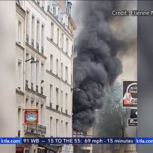 Paris police look at gas leak as possible cause of explosion and fire that injured 24
