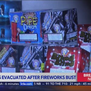 Police bust suspected firework manufacturing site in San Bernardino