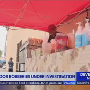Police investigating series of street vendor robberies