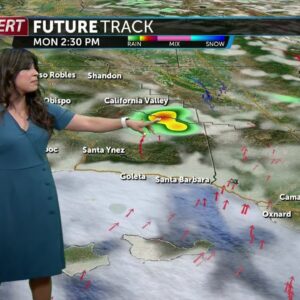 Low pressure brings cooler weather, deep marine layer, chance of thunderstorms in parts of ...