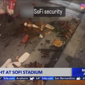 SoFi Stadium worker accused of toppling street vendor food carts