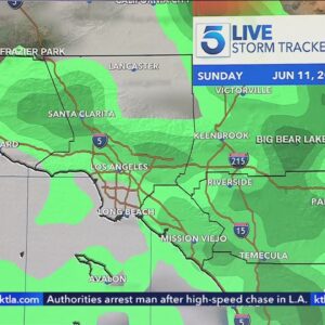 Rain, cooler temperatures in store for most of SoCal for the weekend; sun and warmer weather returns
