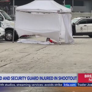 Suspect killed; security guard injured in shootout in South L.A.