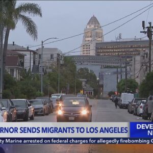 Texas governor sends busload of migrants to Los Angeles