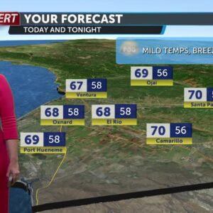 Tracking a warming trend Monday