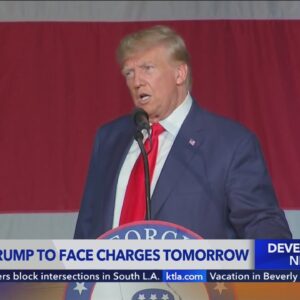 Trump to faces charges in court on Tuesday