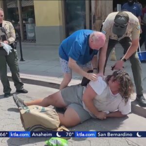 Santa Monica city councilman attacked by homeless man in popular shopping district