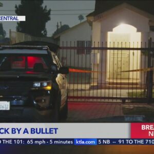 Child killed by apparent stray bullet while watching fireworks in South L.A.