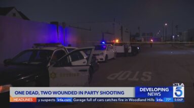 1 dead, 2 wounded in shooting at party in Gardena