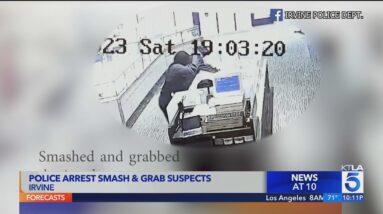 3 arrested in smash-and-grab jewelry heist in Irvine
