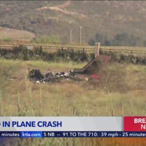 6 killed in fiery Riverside County plane crash, NTSB investigating