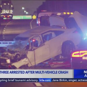 Alcohol-related crash kills 3 people on 5 Freeway in Norwalk