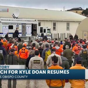The search continues for Kyle Doan with over 300 search and rescue personnel