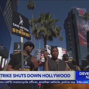 Actors are officially joining screenwriters on strike, shutting down Hollywood