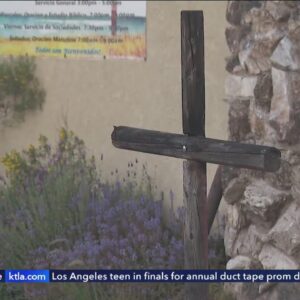 Hate crime suspected after arsonist sets Sylmar church's crosses on fire