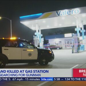 Clerk fatally shot at Long Beach gas station; gunman sought